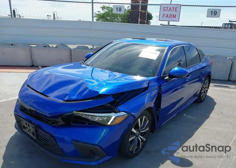 2023 Honda Civic Ex /Ex W/O Bsi из США, поврежденный, VIN 2HGFE1F71PH311109